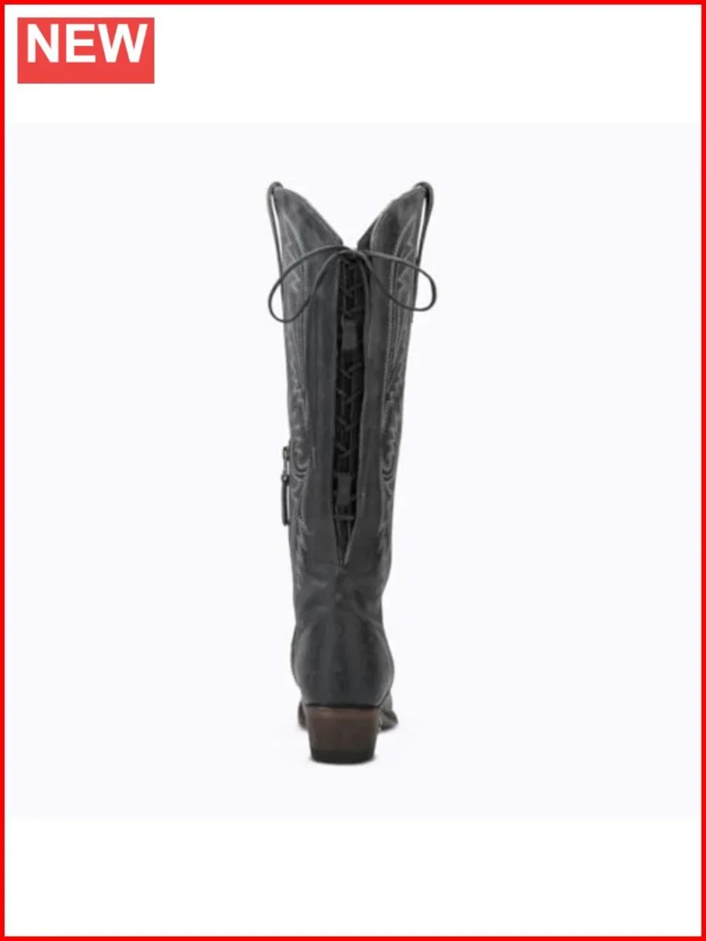 Over the Knee Cowboy Boots Adjustable Thigh High Cowgirl Boots